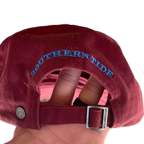 Southern Tide Skipjack Strap Back Hat Cap Texas A&M Aggies NCAA SEC - Picture 2 of 6